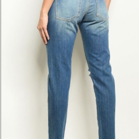 5 🌟 Distressed Denim Jeans NWT - Picture 4 of 4
